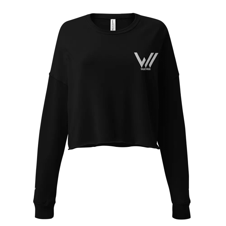 WorldWide Bella+Canvas Women's Fleece Crop Sweatshirt product image (2)