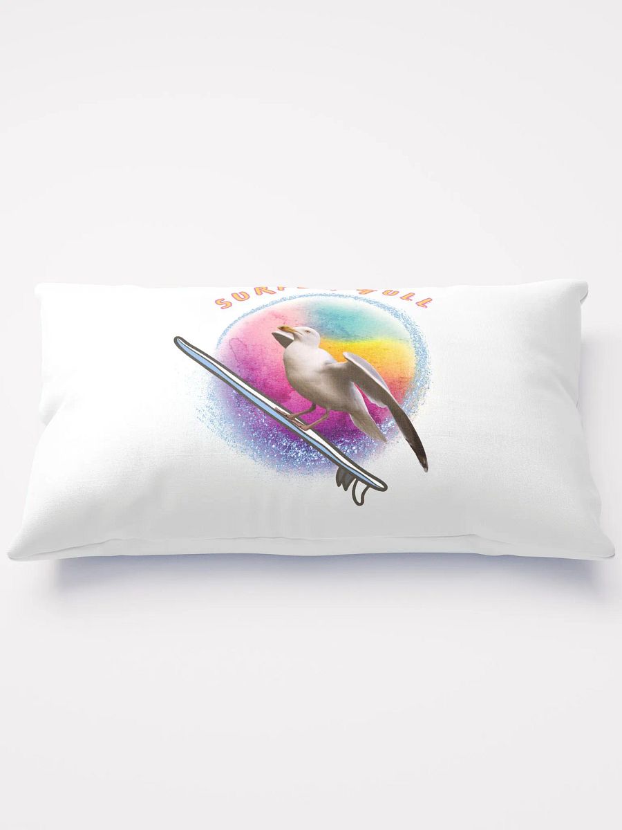 Soleil the Surfer Gull Throw Pillow product image (2)
