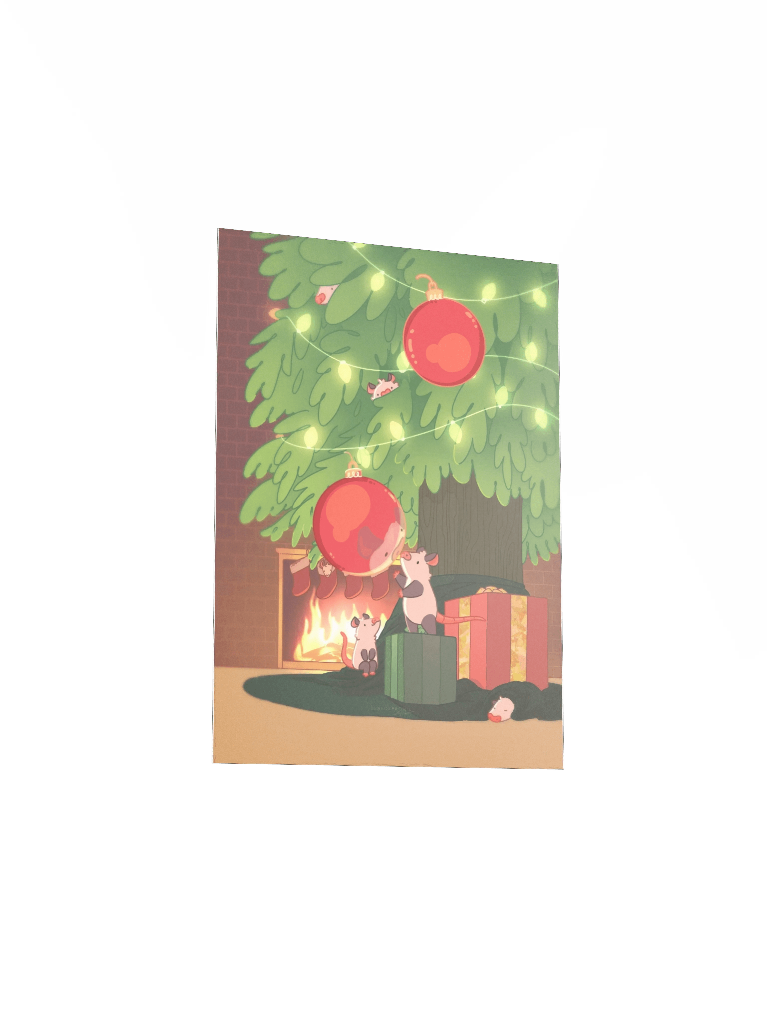 December Night Possum Print product image (6)