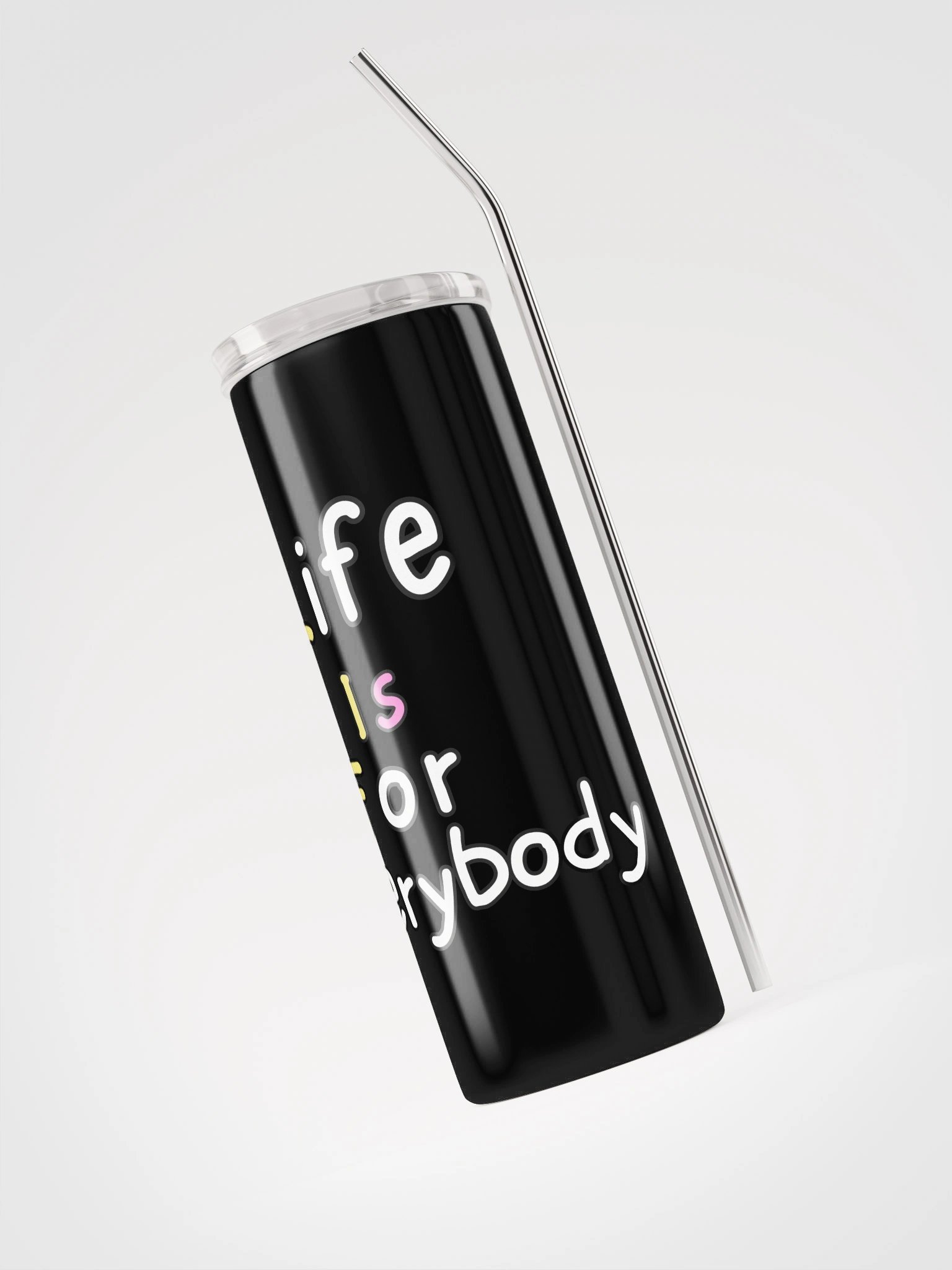 Playful Words Stainless Steel Tumbler product image (3)