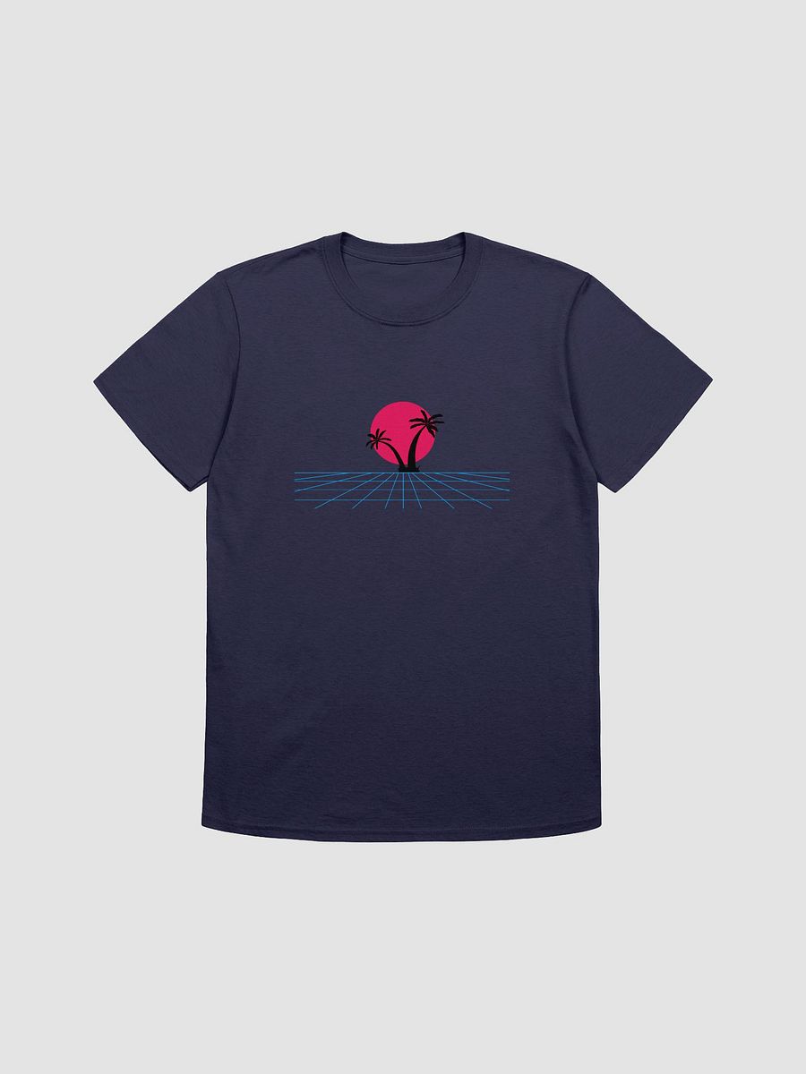 Vaporwave Sunset Silhouette T-Shirt product image (1)
