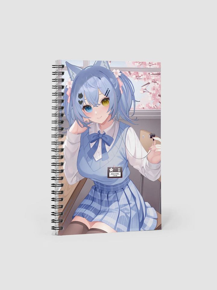 Blue School Girl Notebook product image (1)