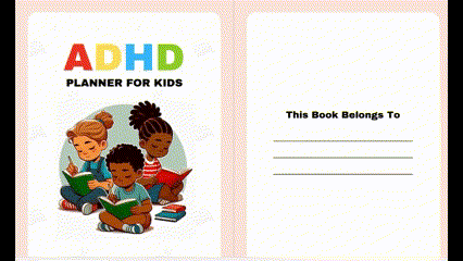 Printable ADHD Planner for KIDS | Printable Planner |Digital Planner | product image (1)