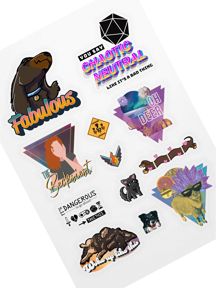 TheBecksiest Collection 1 - Sticker Sheet product image (1)