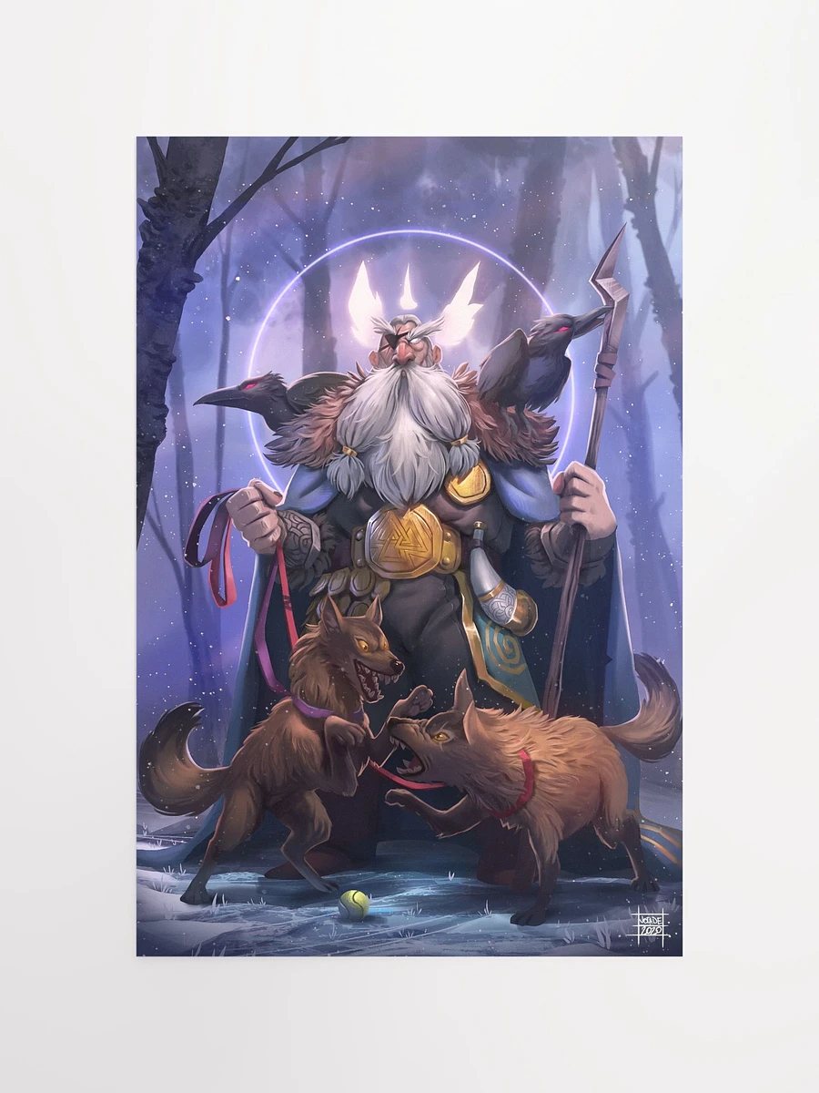 Odin and his dogs! - Print product image (10)