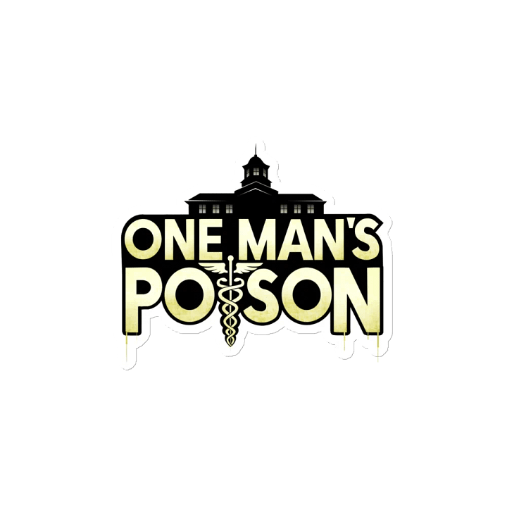 One Man's Poison Die-Cut Logo Magnet product image (2)