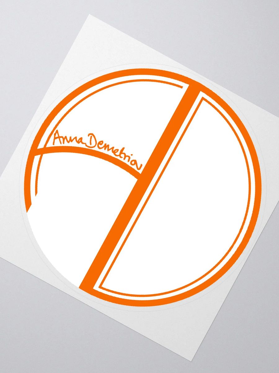 Logo Sticker (Orange) product image (3)