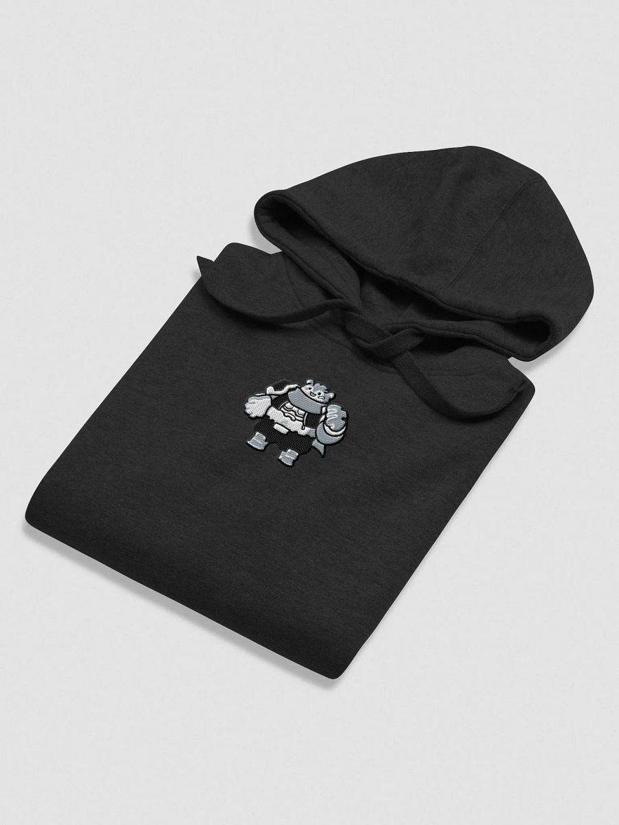 Mini Dubu Embroidered Hoodie (BW) product image (4)