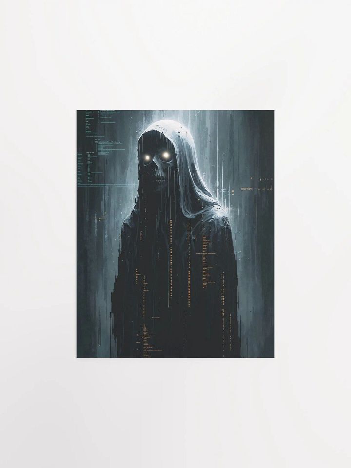 Glitchy Ghoul Matte Poster product image (1)