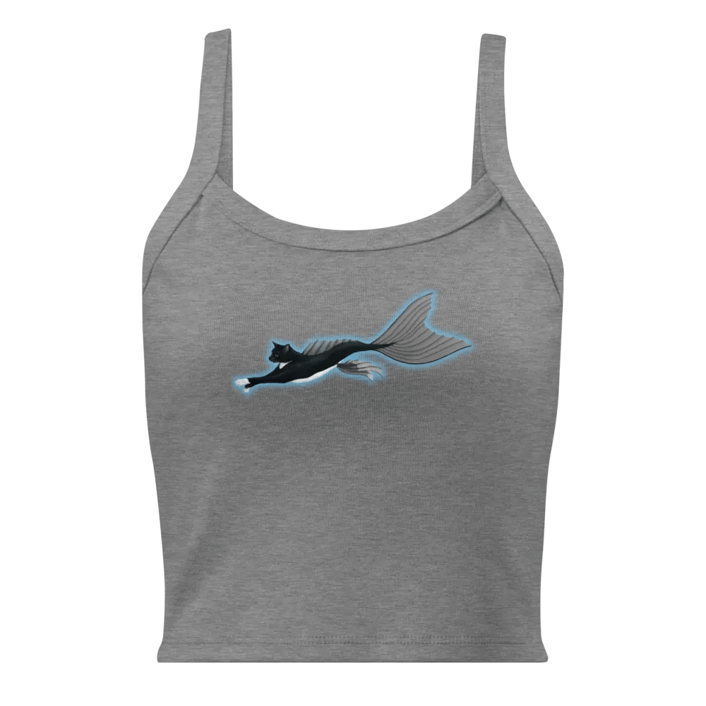 Mermeow Swimming Crop Tank product image (1)