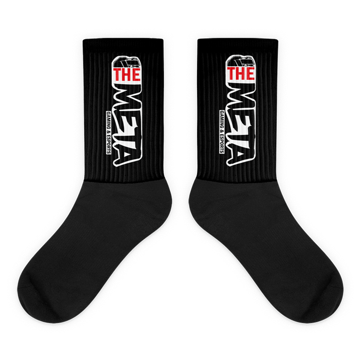 The Meta: Gaming and eSports Tri-Color Logo Socks product image (2)