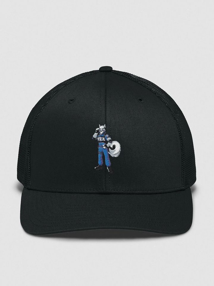 R.E. Husky front logo trucker product image (1)