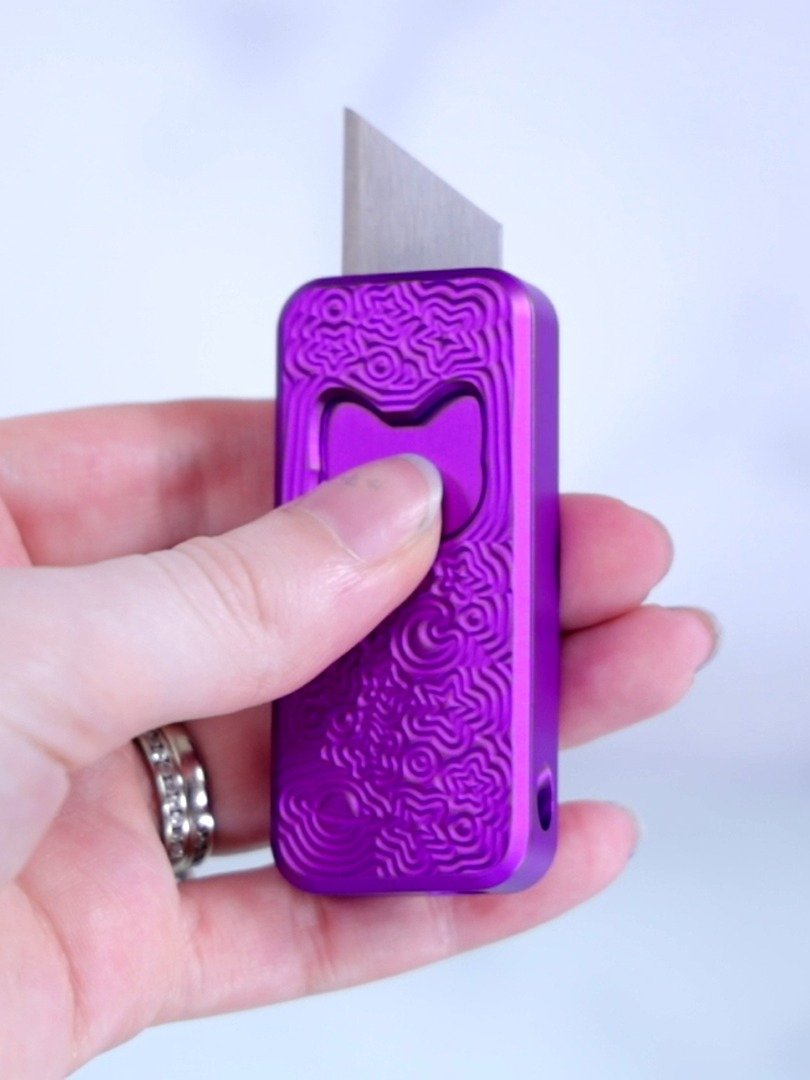 Evan and Katelyn Fidget Blade Box Opener - Purple Special Edition product image (4)