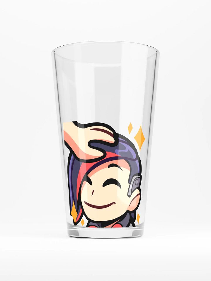 Head Pat Pint Glass product image (1)