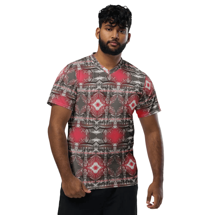 Warrior King All-Over V-Neck product image (1)