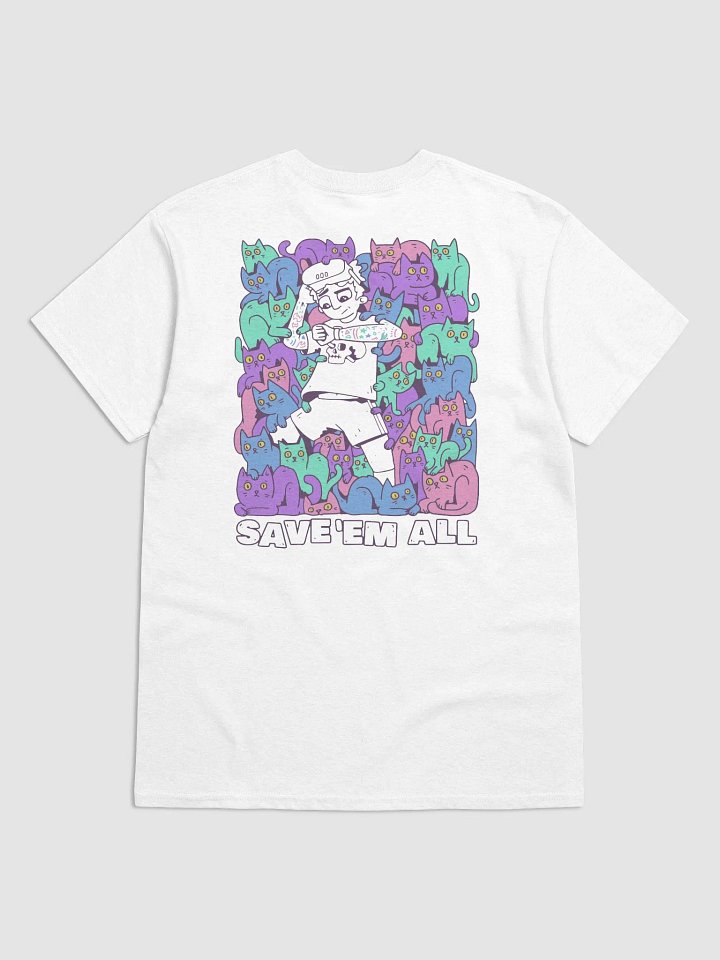 Save 'Em All White tee product image (2)