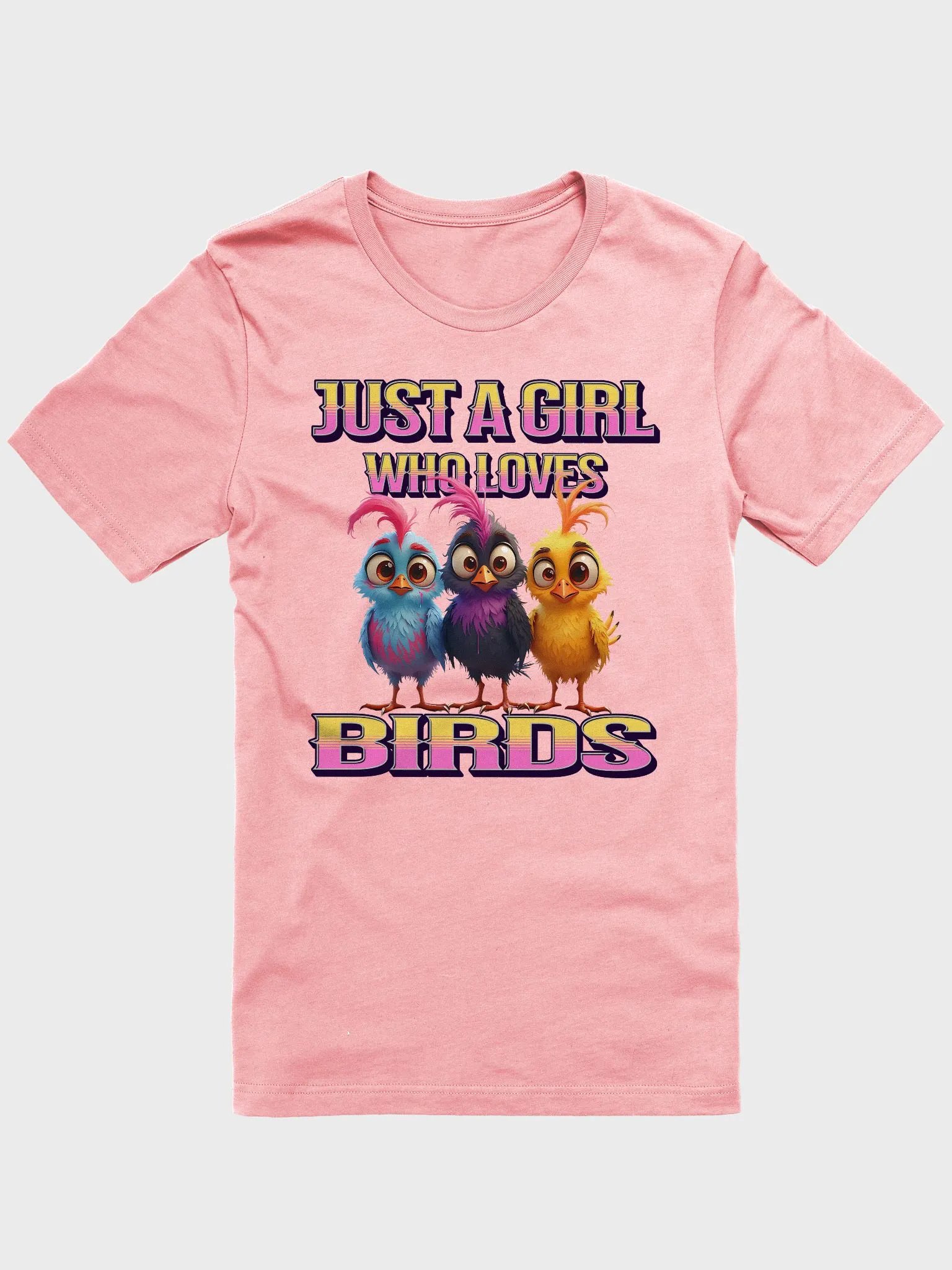 Just A Girl Who Loves Birds Lover Tee product image (1)