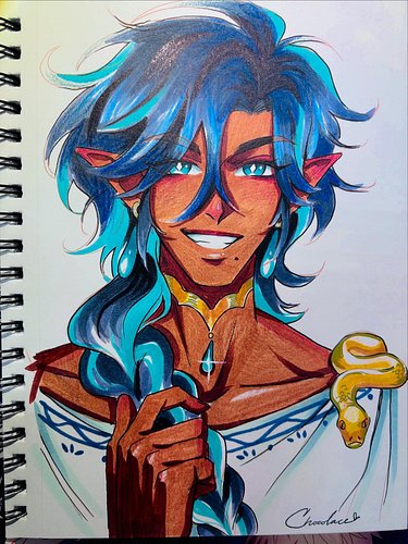 Traditional commission I did for @kunamei !! This was super fun to do, thank you for commissioning me! 💕✨
#originalcharacter ...