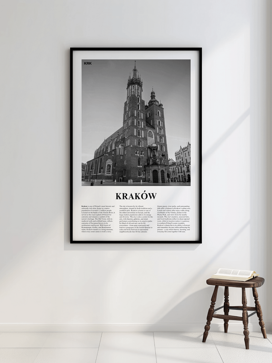 Krakow 01 Newspaper Poster product image (2)