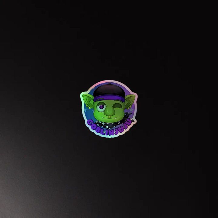 Holographic Star Struck GoblinJuju Sticker product image (2)