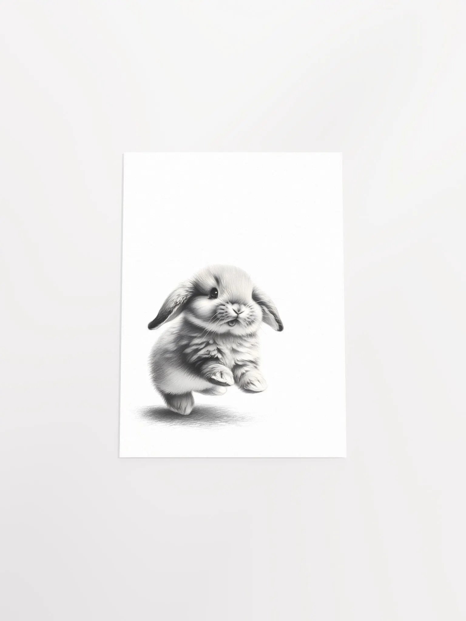 Woodland Lop Eared Bunny Print A203 product image (5)