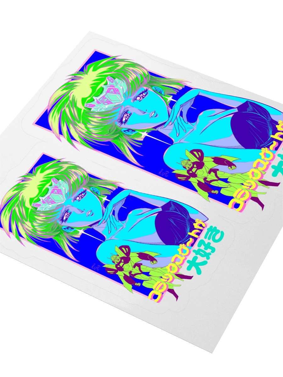 ALIEN WARRIOR "KOMIKKUSUGĒTO GA DAISUKI" *I❤️COMICSGATE STICKER product image (3)