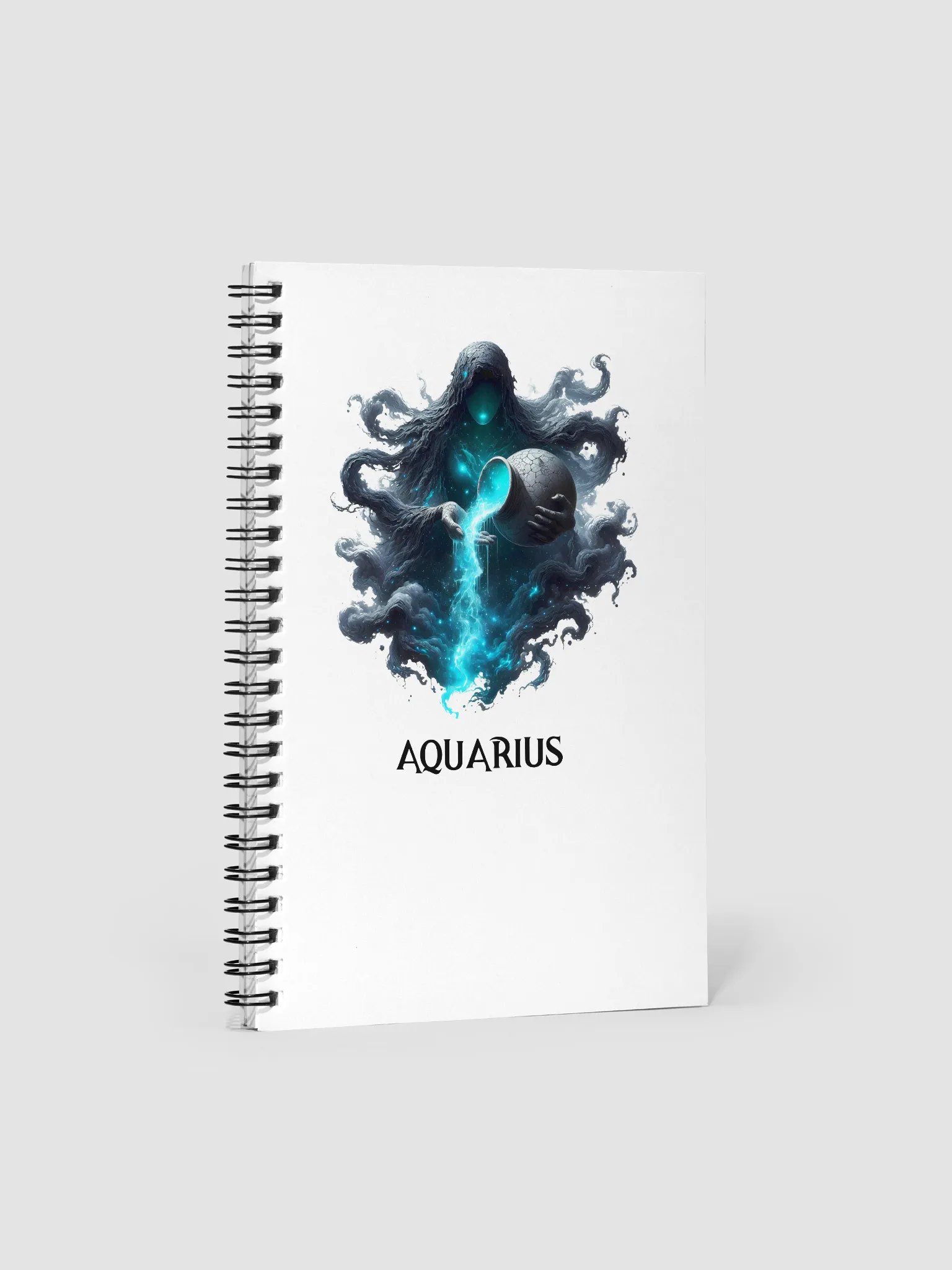 Mythical Aquarius Spiral Notebook product image (1)