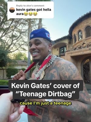 Replying to @alex Kevin Gates singing “Teenage Dirtbag” by Wheatus 😭 #kevingates #teenagedirtbag #wheatus #cover #singing #interview 