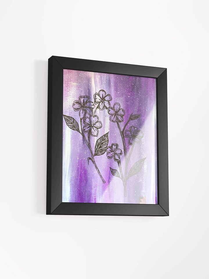 "Forget-Me-Nots" Framed Poster Print product image (2)
