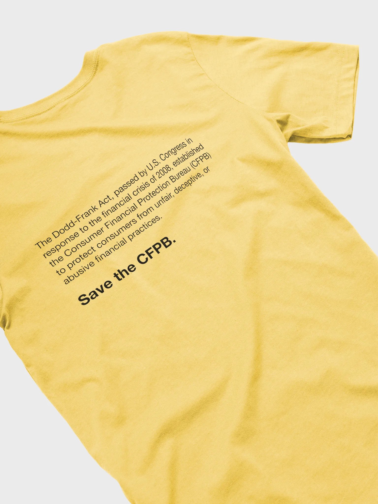 Dodd-Frank Is Pretty Great T-Shirt (Black) product image (4)