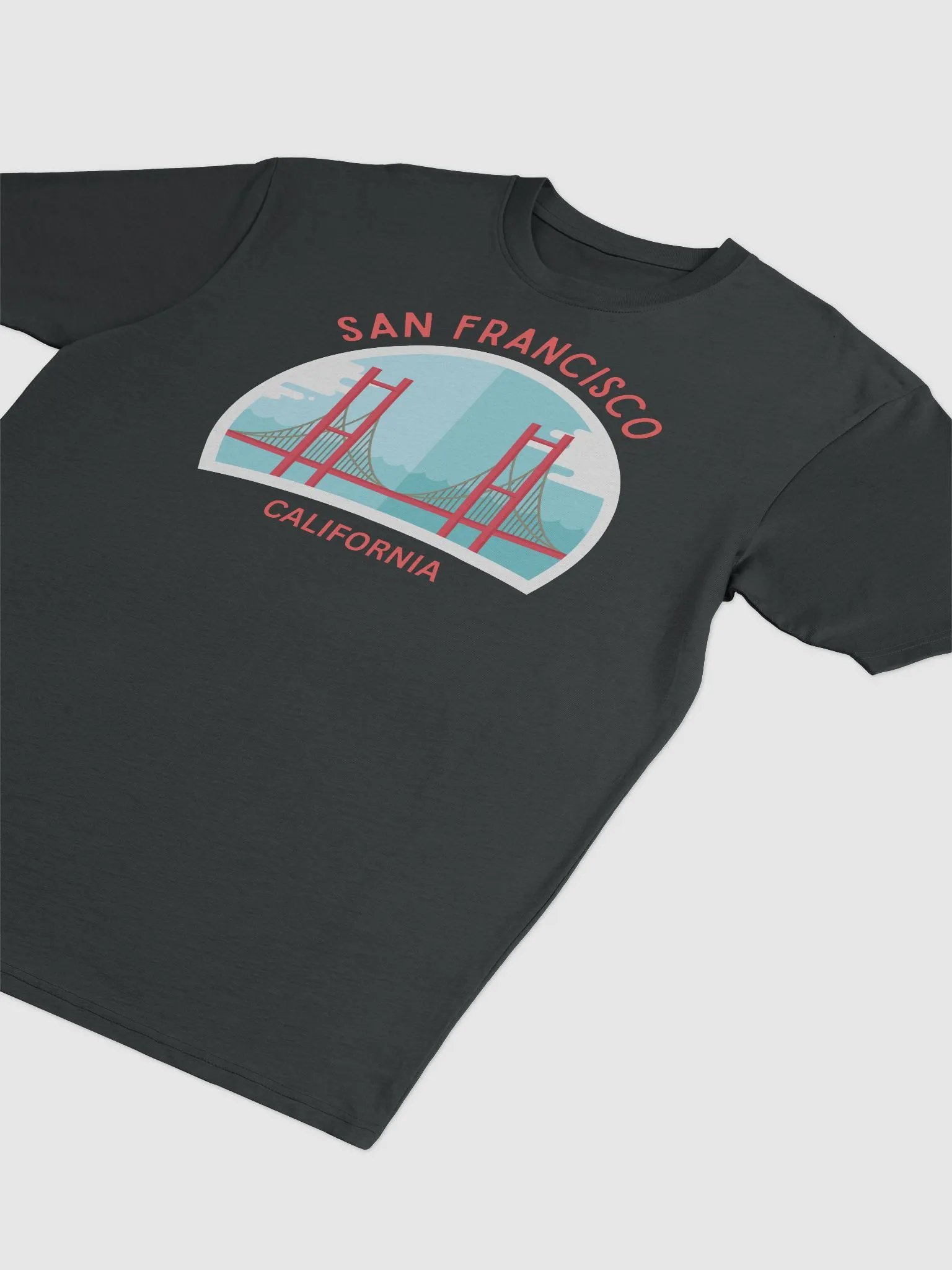 San Francisco Golden Gate California Cotton Heritage Men's Premium Heavyweight Tee product image (10)