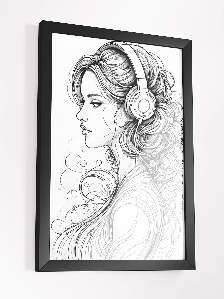 Melody Girl Portrait Framed Poster product image (6)