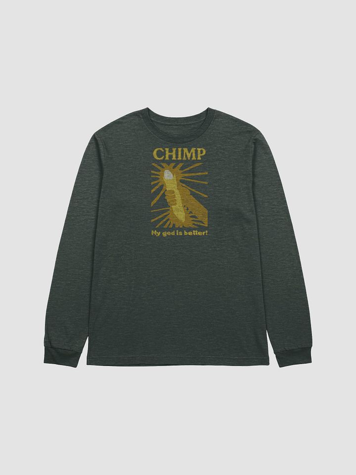 Chimp: My God Is Better LS T-shirt product image (18)