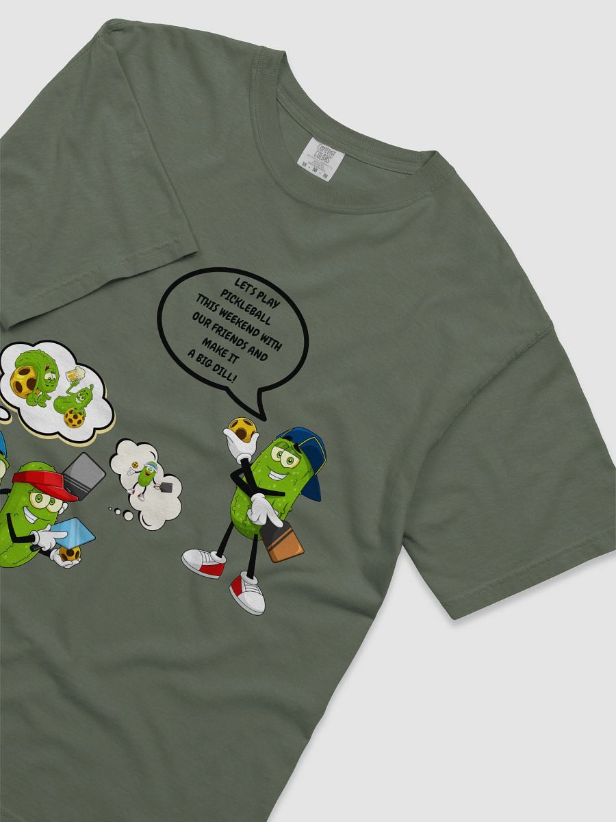 Pickleball Make It A Big Dill Heavy Cotton T-Shirt product image (31)