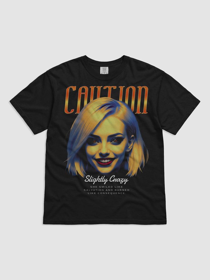 Caution Vibes Women's Heavyweight Tee product image (1)