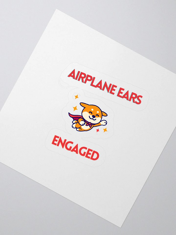 Airplane Ears Kiss Cut Stickers product image (4)