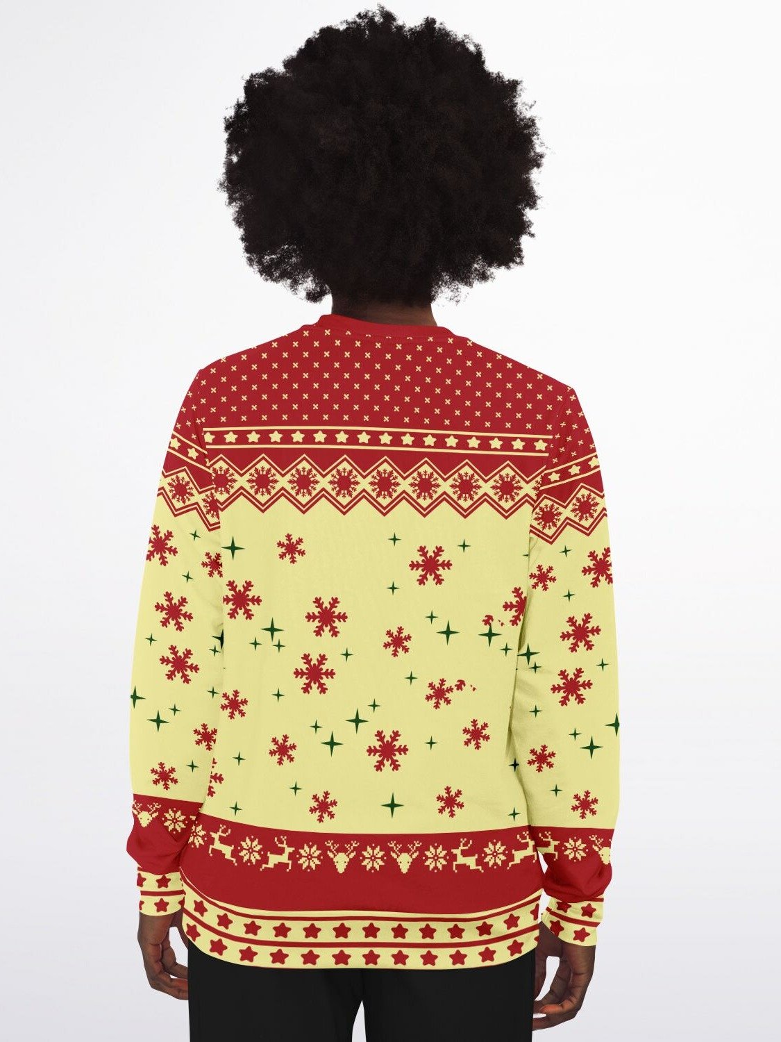 "Keep Off" Cactus Christmas Sweatshirt | Funny Ugly Christmas Sweater | Sassy Holiday Party Outfit product image (2)