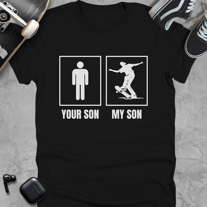 Your son my son, Funny skateboarding t-shirt, Unisex product image (1)