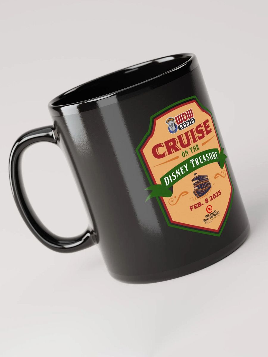 WDW Radio Cruise on the Disney Treasure 2025 Mug (black) product image (5)