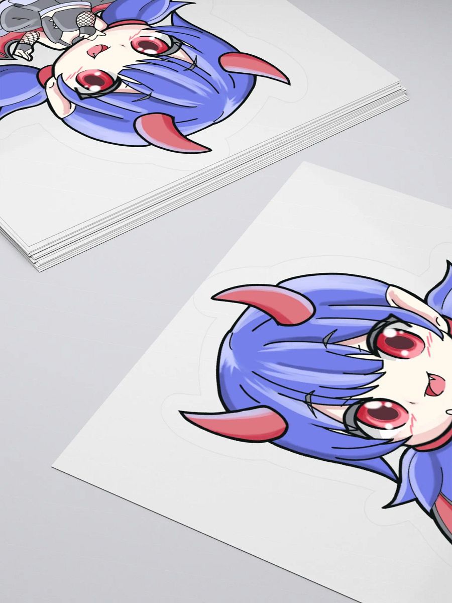 Chibi Demon Kiss Cut Stickers product image (16)