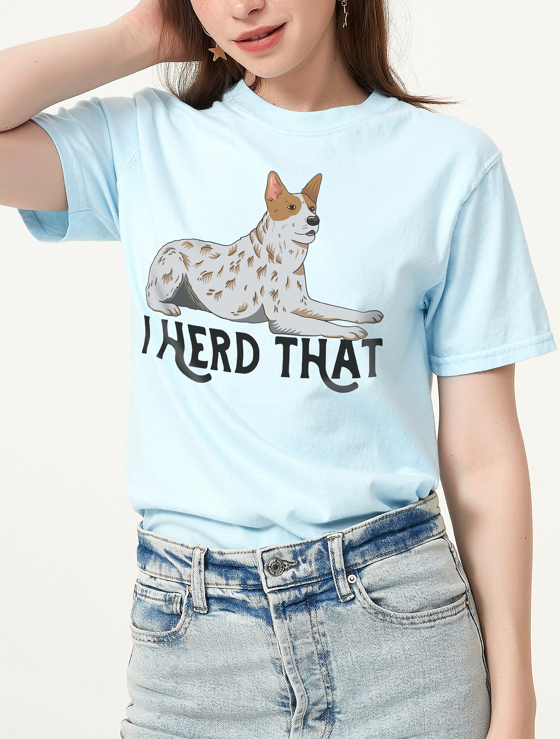 I Herd That | T-Shirt for Australian Cattle Dog (Red Heeler 2) Owners product image (6)