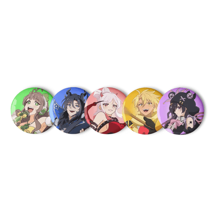 ☁️ ROYALE5 Debut ☁️ Button Badge Set product image (1)