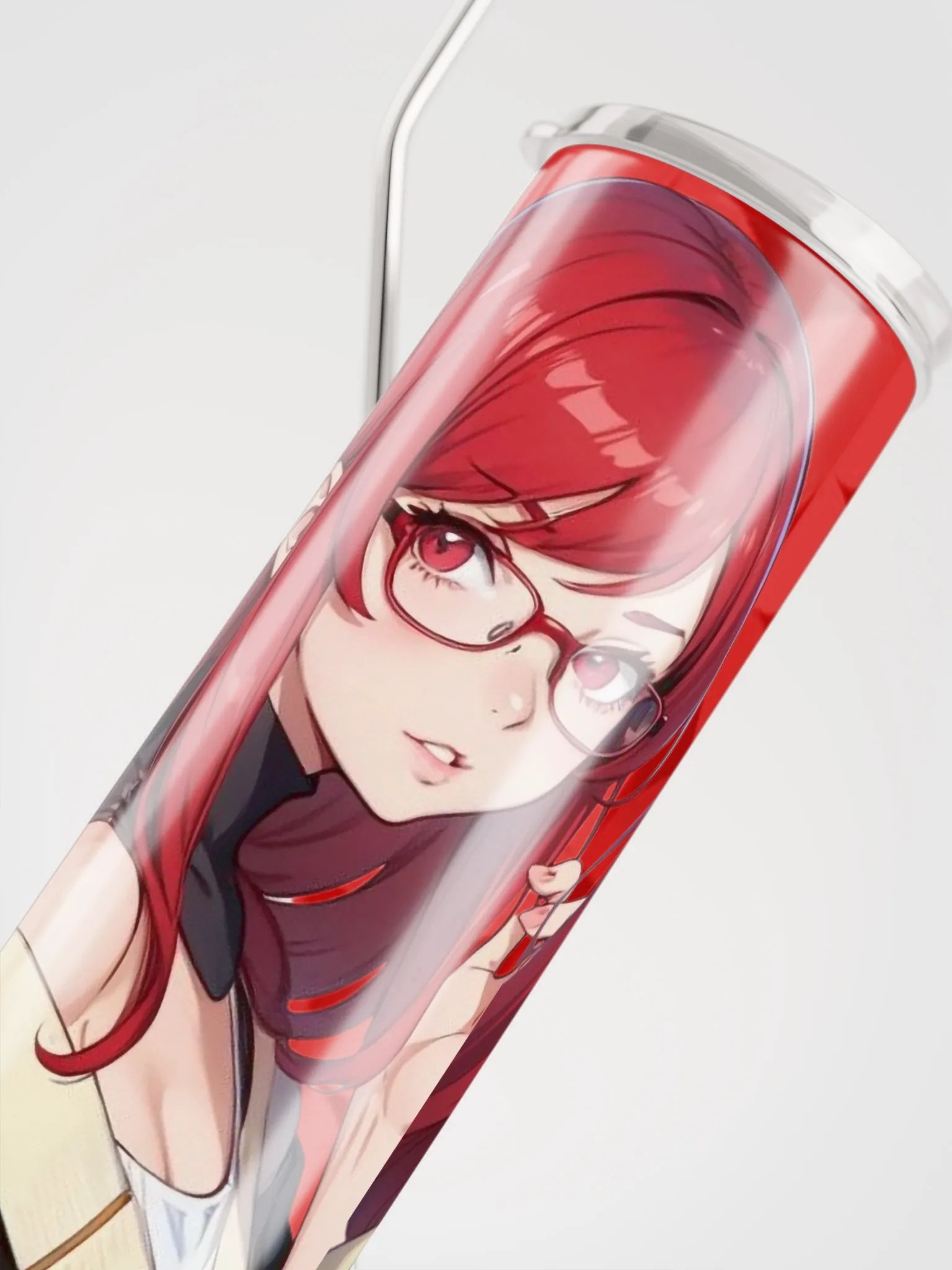 (Red WAIFU) K Stainless Steel Tumbler product image (4)