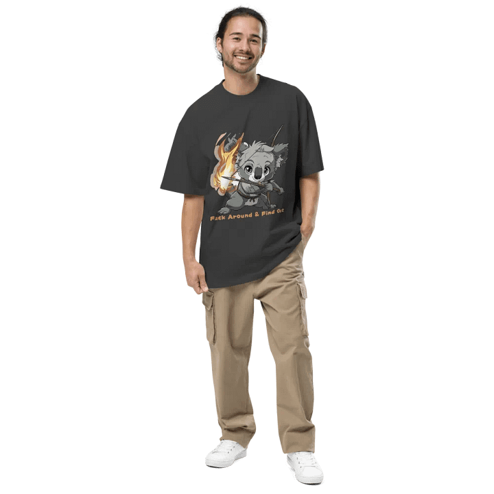 Fuck Around & Find Out Oversized Faded T-Shirt product image (1)