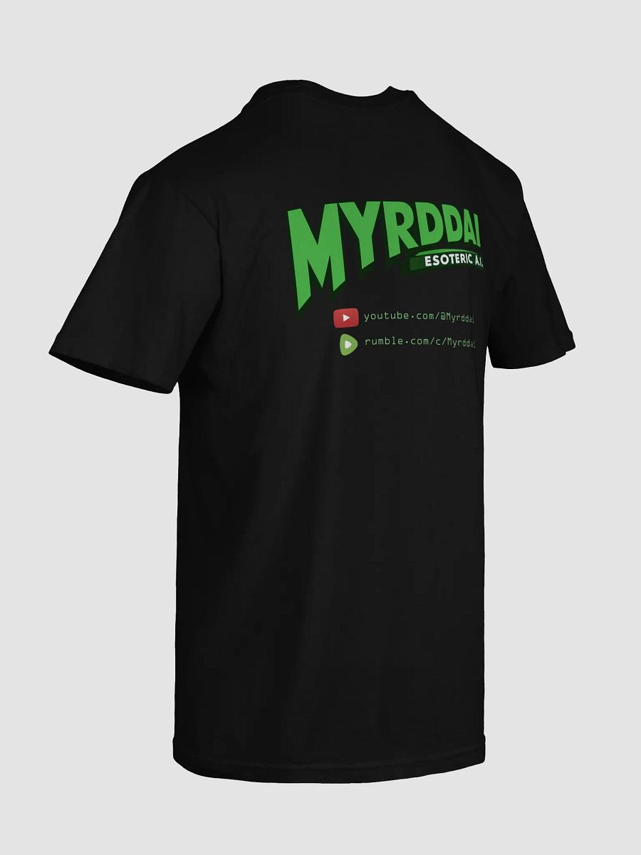 MYRDDAI: 90s Retro Cyberpunk Style with Back Logo - Unisex T-Shirt product image (6)