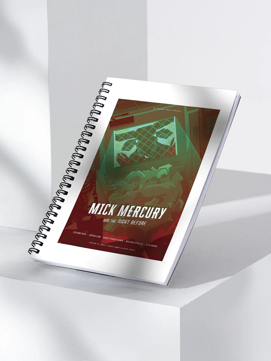 Mick Mercury and the Night Before Spiral Notebook product image (3)