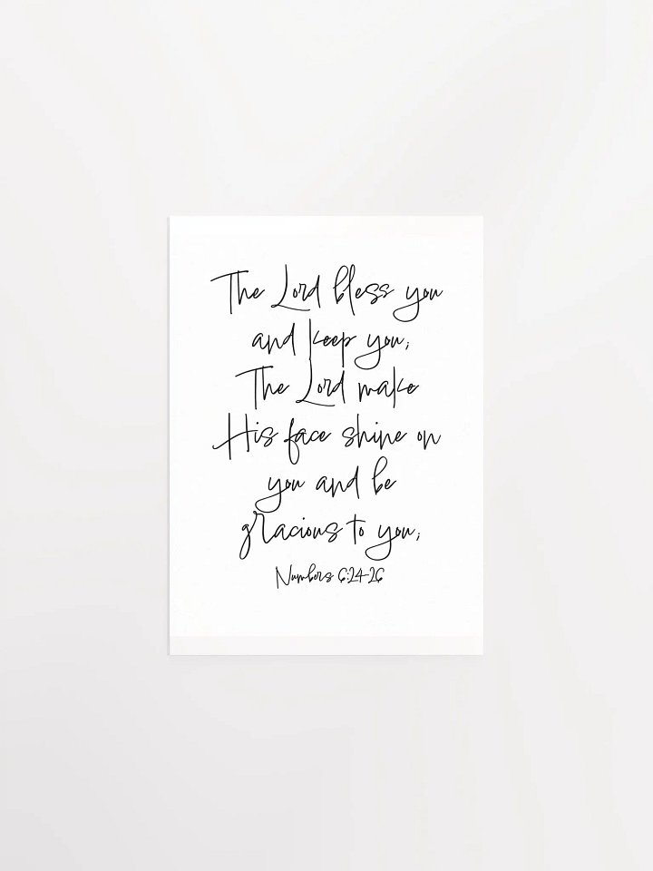 The Lord Make His Face Shine on You - Print product image (1)