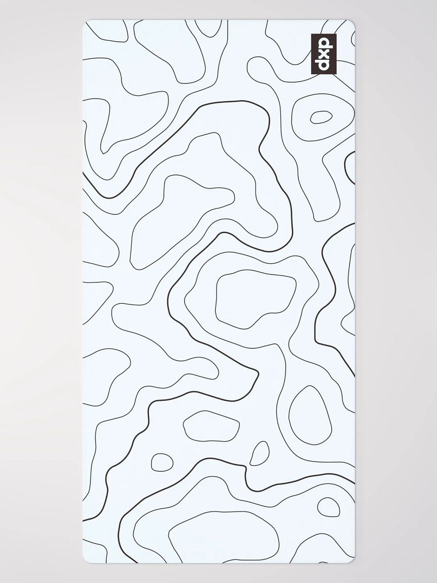 Topography Mouse Pad | White product image (2)