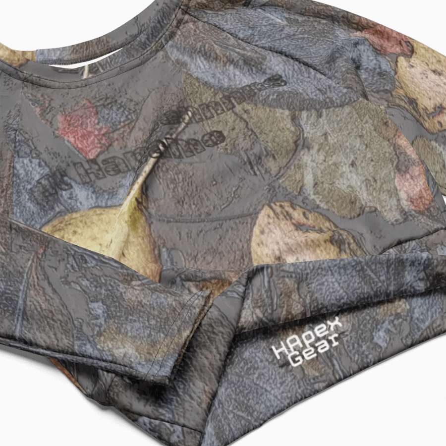 Recycled Long Sleeve Crop Top - It Happennnns Camo - MossyOak product image (12)