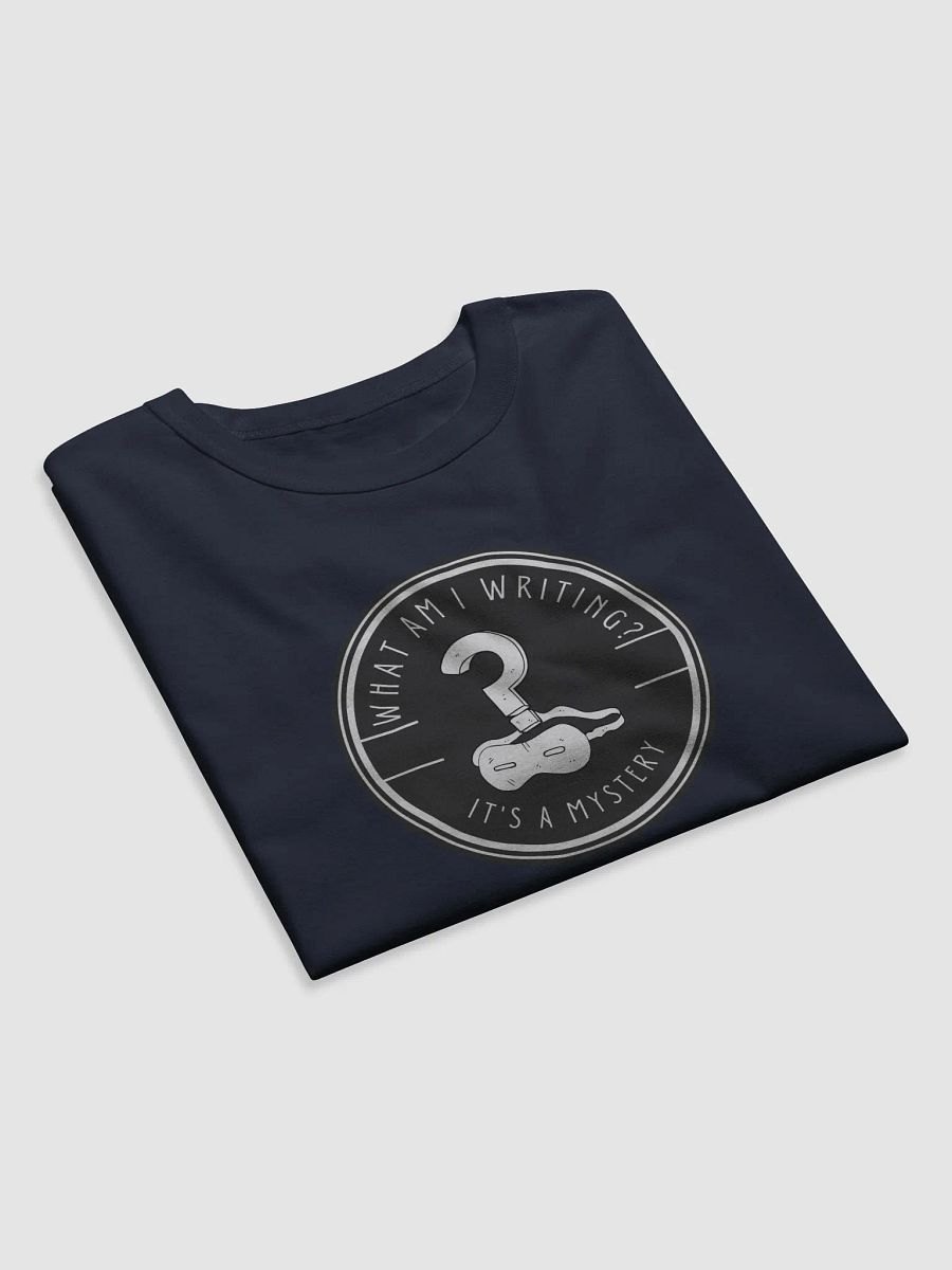 What am I Writing? It's a Mystery relaxed navy t-shirt product image (5)